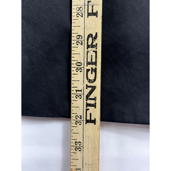 Espirit womens Black Button Down Mid Length Double Breasted Trenchcoat Sz 10 - Picture 12 of 13